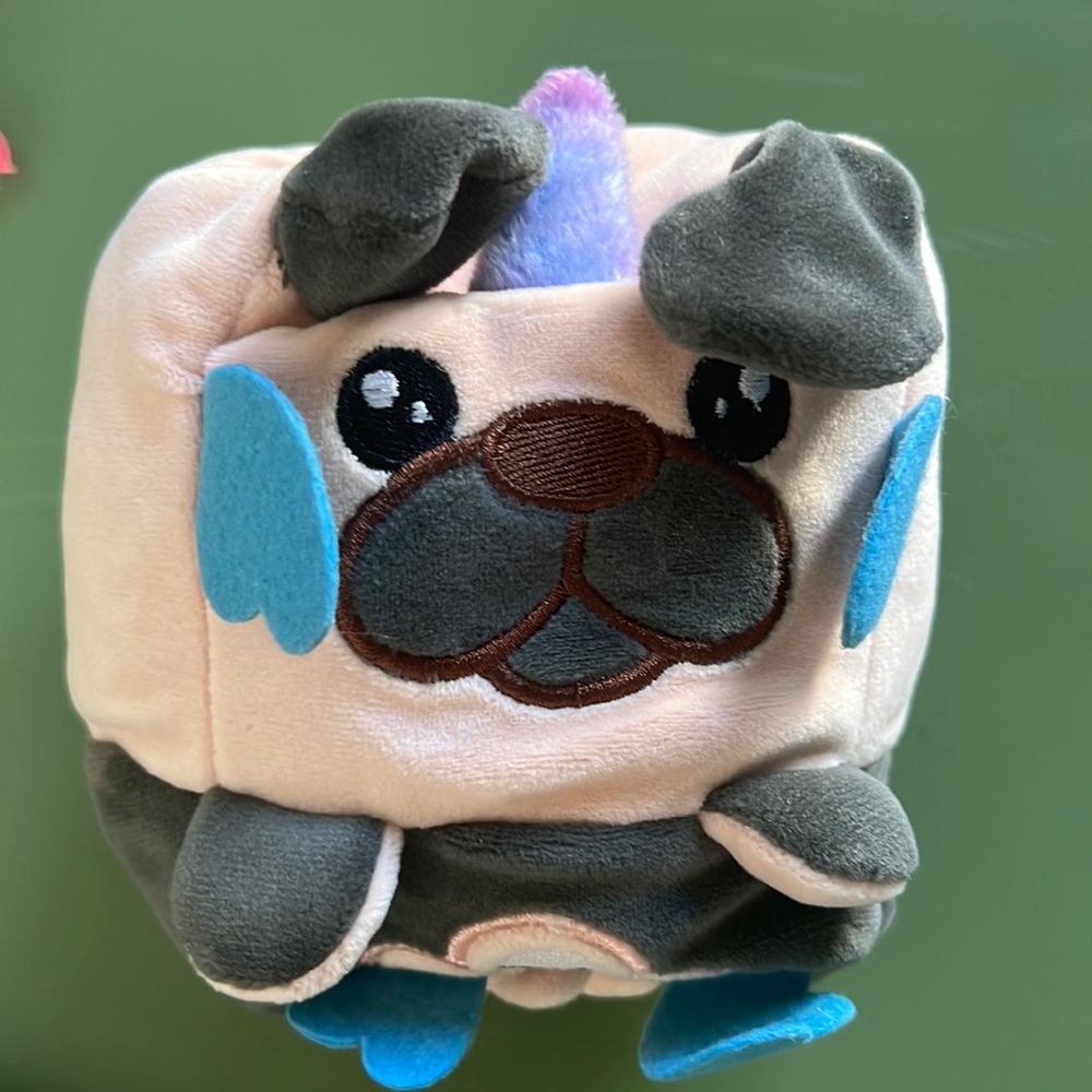 Rainbow dreams reversible plush character 10.1 cm dogs